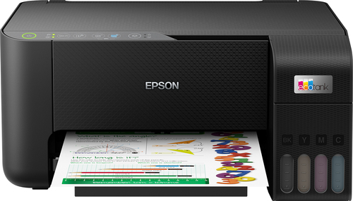 Epson EcoTank ET-2815 - Stampante multifunzione - colore - ink-jet - ricaricabile - A4 (supporti) - fino a 10 ppm (stampa) - 100 fogli - USB, Wi-Fi - nero